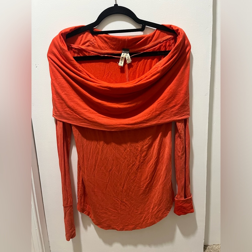 Free People cosmo cowl neck top